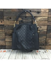 2015 louis vuitton monogram empreinte bagatelle m50072 black(original leather) JH01153tQ92