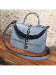 2017 louis vuitton original leather chain it bag pm M54606 blue JH00769JM27