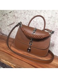 2017 louis vuitton original leather chain it bag pm M54619 coffee JH00777Qt35