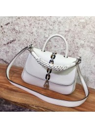 2017 louis vuitton original leather chain it bag pm M54619 white JH00775Jy64