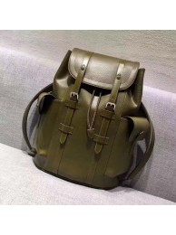 2017 louis vuitton original leather christopher PM M58843 green JH00732VZ14