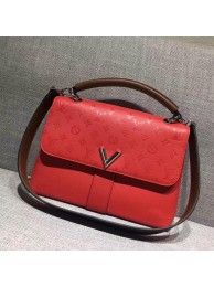 2017 louis vuitton original leather very one handle bag M42904 red JH00759fj51