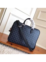 2018 louis vuitton DANDY BRIEFCASE SLIM N63298 black JH00678fN93