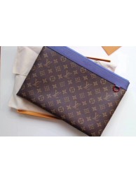 AAA 1:1 Louis Vuitton Monogram Canvas Clutch Bag POCHETTE APOLLO B63048 blue JH00233RI87