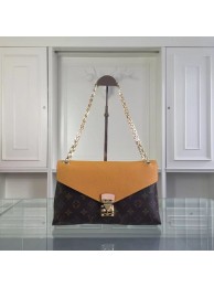 AAA 1:1 Louis Vuitton Monogram Canvas Pallas Chain 41246 Yellow JH01007WE81