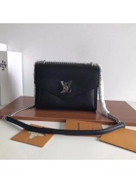 AAA 1:1 Louis vuitton Original Leather Evening Bag Clutch Love Note replica M54500 black JH00120Pp71
