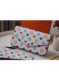 AAA Louis Vuitton FELICIE POCHETTE M61276 white JH00292im52