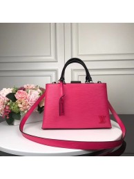 AAA Louis Vuitton KLEBER MM EPI INDIGO M51333 rose JH01986SV29