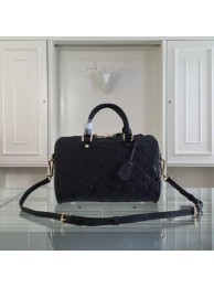 AAA Louis Vuitton Monogram Empreinte 30CM Tote Bag M91330 Black JH01067pL24