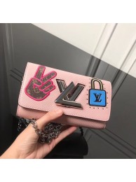 AAA Louis Vuitton original Epi leather WALLET M63320 pink JH01472im52