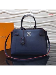 AAA Louis Vuitton original LOCKME DAY M53730 Marine Rouge JH01111CB45