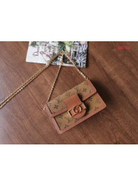 Best Louis Vuitton Original Monogram Reverse coated canvas DAUPHINE CHAIN WALLET M68746 JH00686hW68