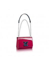 Best louis vuitton TWIST Original leather Shoulder Bag 50273 plum JH00644aU87