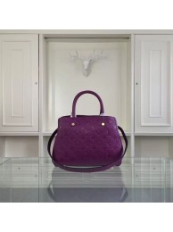 Best Replica Louis Vuitton Monogram Empreinte Original leather 41061 Purple JH01012sm35