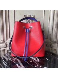 Best Replica louis vuitton original epi leather LOCKME BUCKET 54369 red JH00301bO12