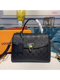 Cheap Louis Vuitton Georges MM Monogram Empreinte Original Leather M53944 Black JH00892pG43