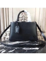 Cheap Louis Vuitton KLEBER MM EPI INDIGO M51333 black JH00007YU36