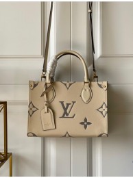 Cheap Louis Vuitton Original Onthego small tote bag M45653 cream JH00172hC74