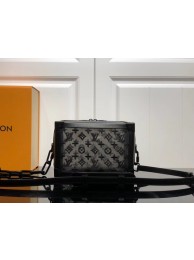 Cheap Louis Vuitton SOFT TRUNK Shoulder Bag M53964 black JH00827YU36