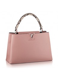 Copy Best Quality Louis Vuitton Capucines MM N91660 Magnolia JH00998sp34