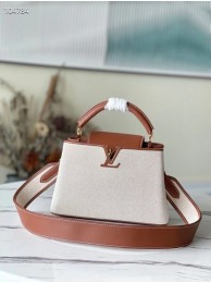Copy Best Quality Louis vuitton CAPUCINES PM M57360 Caramel JH00048sp34