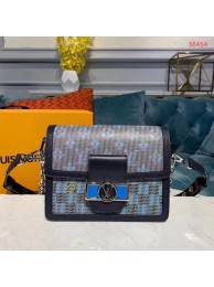 Copy Louis vuitton MINI DAUPHINE M55454 Blue JH00902cS18