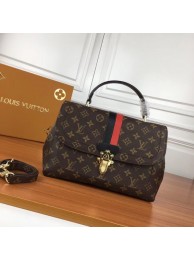 Copy Louis vuitton monogram canvas M66811 black&red JH01770nS53