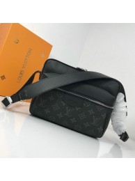 Copy Louis Vuitton Monogram Canvas Messenger PM Black M43845 JH01432Ea94