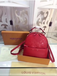 Copy Louis Vuitton Monogram Empreinte Calf Leather Backpack M44019 red JH00135Ep86