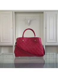 Copy Louis Vuitton Monogram Empreinte Montaigne MM 41060 red JH00877nY30