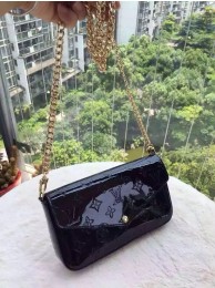 Copy Louis Vuitton Monogram Vernis Mini Bag 61293 Black JH01102lZ95