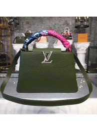 Copy Louis vuitton original CAPUCINES PM M94587 green JH01705rY88