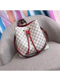 Copy Louis vuitton original Damier Azur NEONOE N44022 red JH01115rY88