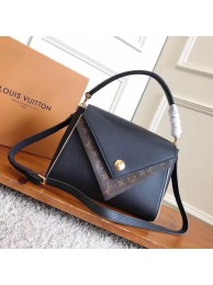 Copy Louis Vuitton original leather DOUBLE V M54339 black JH00608hz48