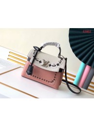 Copy Louis vuitton original LOCKME EVER BB M53937 pink&white JH00736NX87