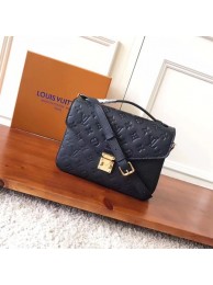 Copy Louis Vuitton original Monogram Empreinte Tote Bag M41486 black JH00667Xq19