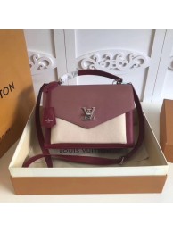 Copy Louis vuitton original MY LOCKME M54849 pink&white JH01546ms30