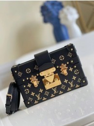 Copy Louis vuitton original PETITE MALLE M57817 black JH00124KD82