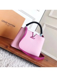Copy Louis vuitton original taurillon leather Capucines BB M94517 Pink JH00506NX87