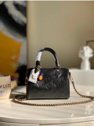 Copy Louis vuitton SPEEDY BB M57111 Black JH00307Xq19