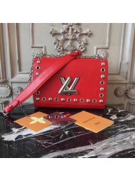 Copy louis vuitton top original epi leather twist mm B50282 red JH00319Ds70
