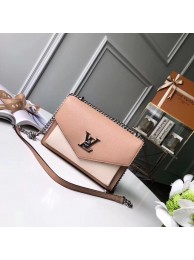 Copy Luxury Louis Vuitton MYLOCKME BB M51418 apricot &white JH01870qe74