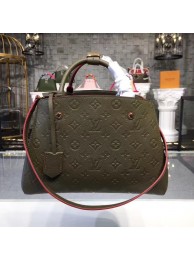 Fake 1:1 Louis vuitton original mongram empreinte MONTAIGNE PM M43660 green JH01718pg57