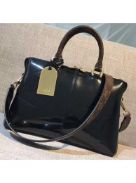 Fake 2017 louis vuitton tote miroir vernis original leahter M54626 black JH00797SY47