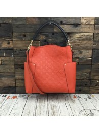 Fake Best 2015 louis vuitton monogram empreinte bagatelle m50074 cherry red(original leather) JH01152zZ68