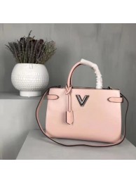 Fake Best Louis Vuitton Epi Leather Montaigne Tote Bag MM 54810 pink JH00562zZ68