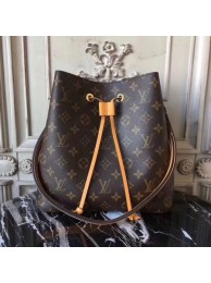Fake Louis vuitton monogram canvas original bag neonoe M44020 yellow JH00446HB93