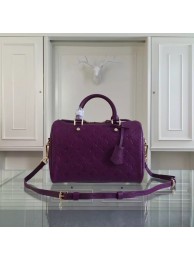 Fake Louis Vuitton Monogram Empreinte 30CM Tote Bag M91330 Dark Purple JH01063DK43