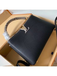Fake Louis Vuitton Original CAPUCINES PM M94586 Black JH01213gE29