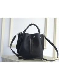 Fake Louis Vuitton original Mahina Leather MURIA M55800 Black JH00623gE29